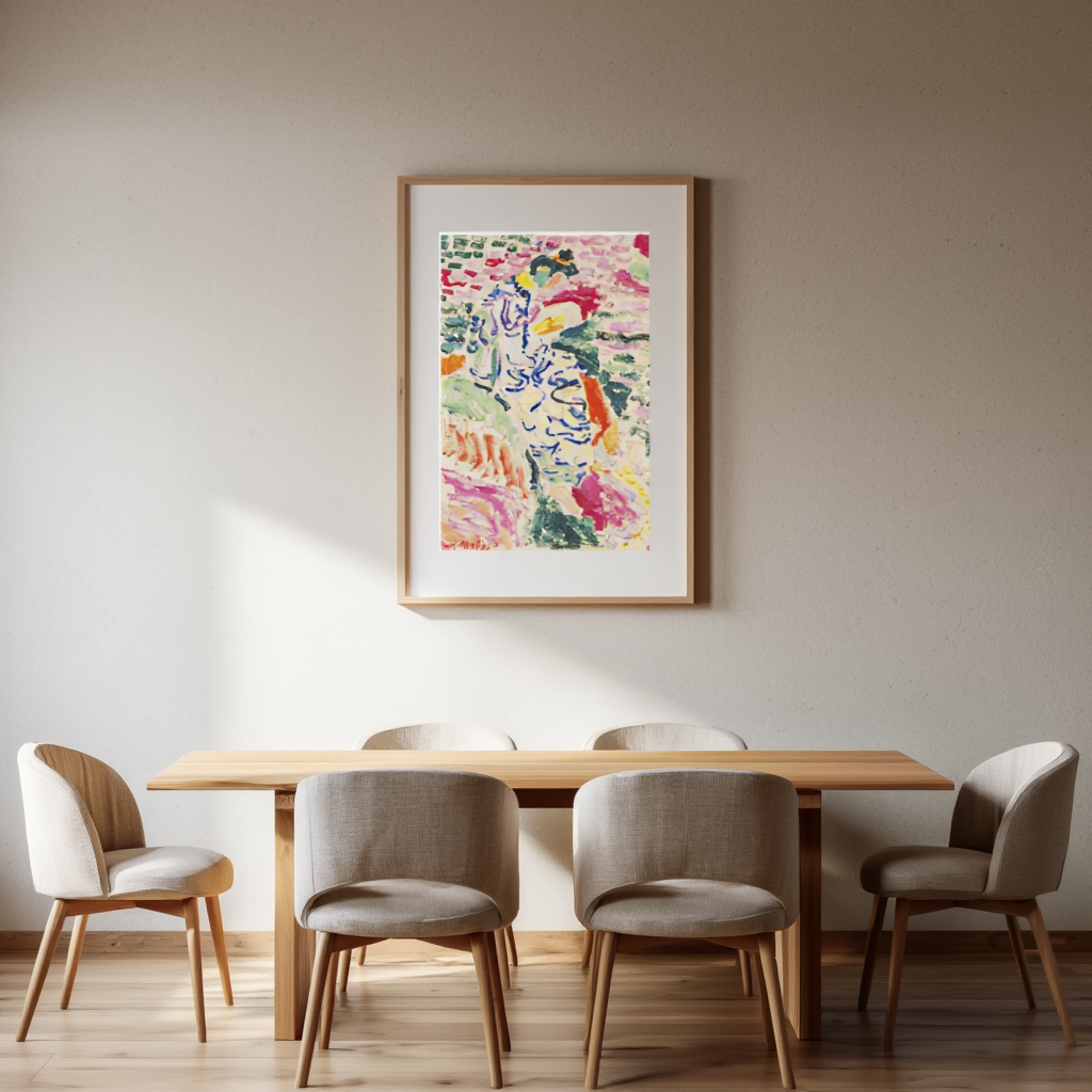 Henri Matisse - La Japonaise 'Woman beside the Water' | Modern Art Print