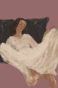 Sofa Serenity – Relax at Home Art Print - Hakyarts