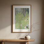 After the Rain by Gustav Klimt – Symbolist Landscape Art Print
