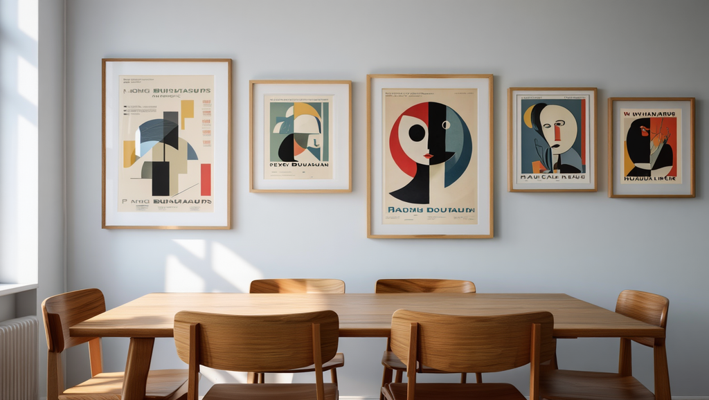 Bauhaus Art Exhibition – Set of 5 Modern Prints