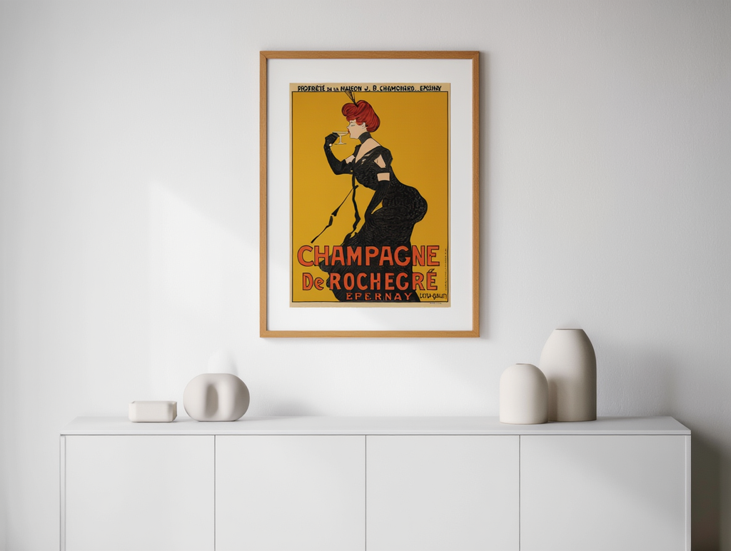 Champagne De Rochegré by Leonetto Cappiello (1902) – Vintage Advertising Icon