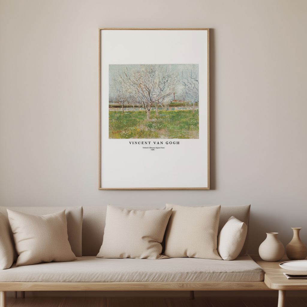 Vincent Van Gogh - Orchard in Blossom Poster