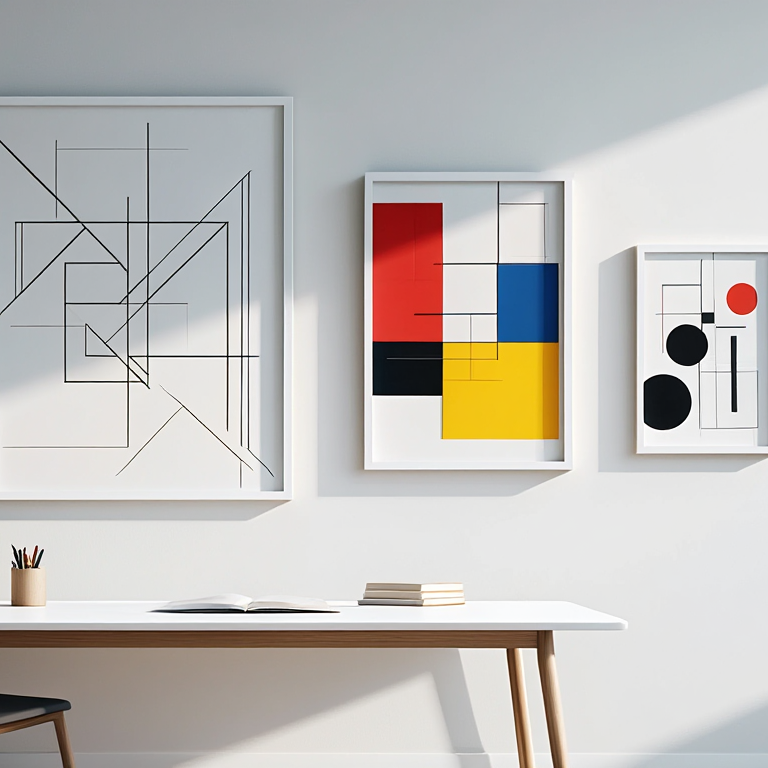 Bauhaus Harmony – Set of 3 Art Prints