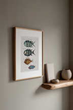 Poissons, Plate 33 by Louis Renard – 18th-Century Natural History Illustration Art Print