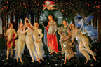 Spring (Primavera) by Sandro Botticelli, 1480 – Renaissance Masterpiece Art Print
