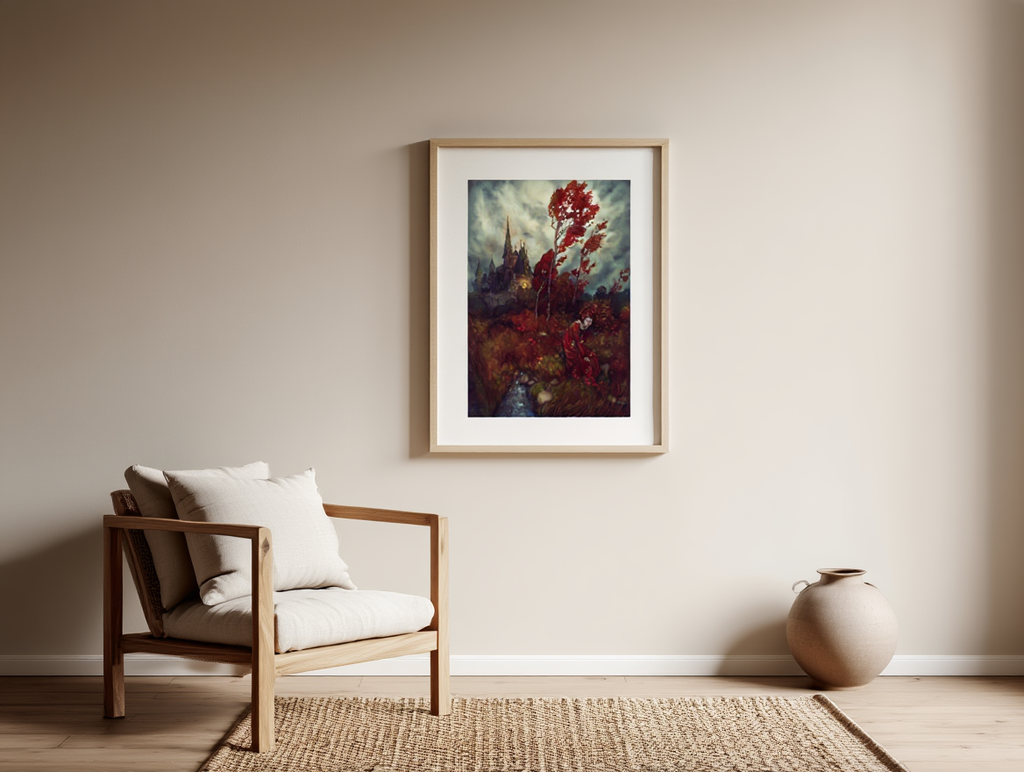 The Wind’s Tale, Plate 2 by Edmund Dulac (1911) – Vintage Fairy Tale Illustration Art Print