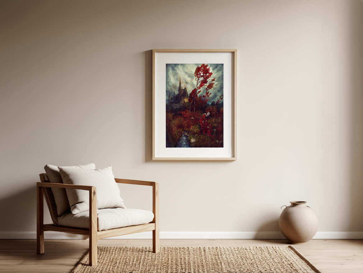 The Wind’s Tale, Plate 2 by Edmund Dulac (1911) – Vintage Fairy Tale Illustration Art Print