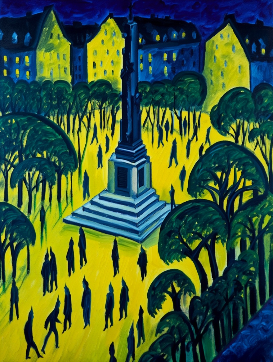 Seaside Expressionist Moments – Kirchner - 4 Prints, Mix & Match