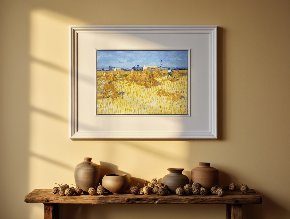 Vincent Van Gogh - Corn Harvest in Provence
