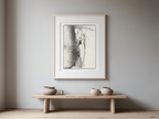 Odilon Redon – And the Angel Took the Censer Vintage Art Print - Hakyarts