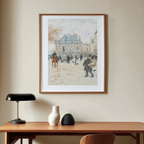 Quai Malaquais, Paris by Jean-François Raffaëlli – Impressionist Paris Street Scene Art Print