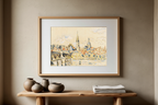 La Charité-sur-Loire – Paul Signac Poster | Neo‑Impressionist Riverside Art Print