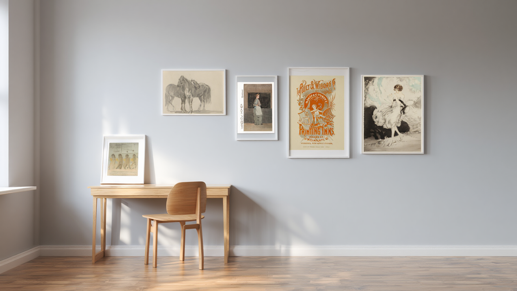 Timeless Vintage – 5-Piece Wall Art Set