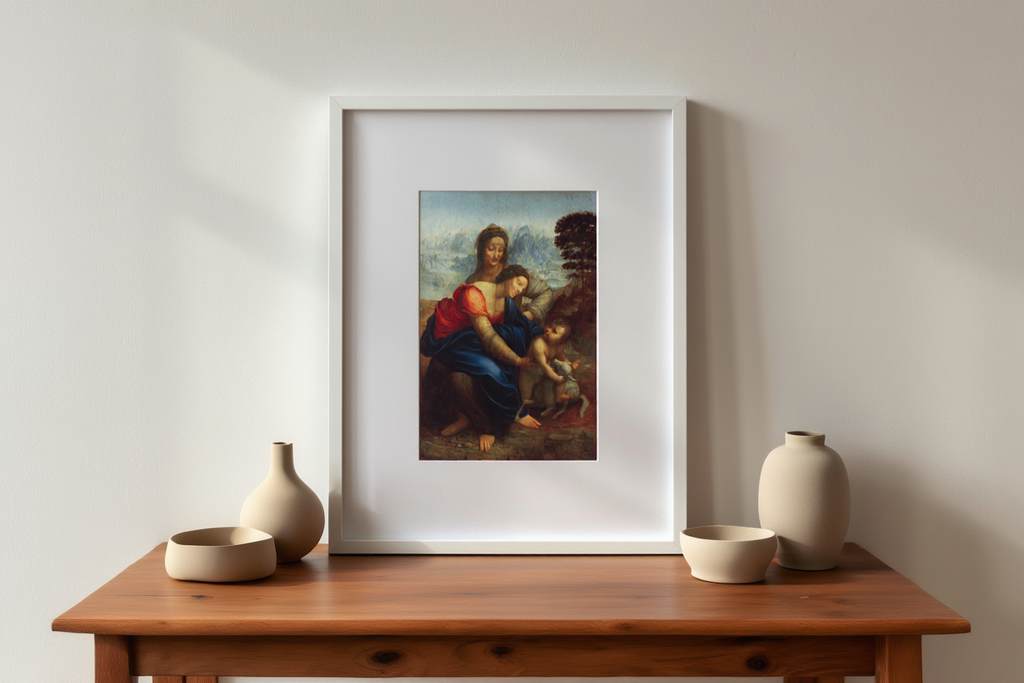 Leonardo da Vinci - The Virgin and Child with Saint Anne