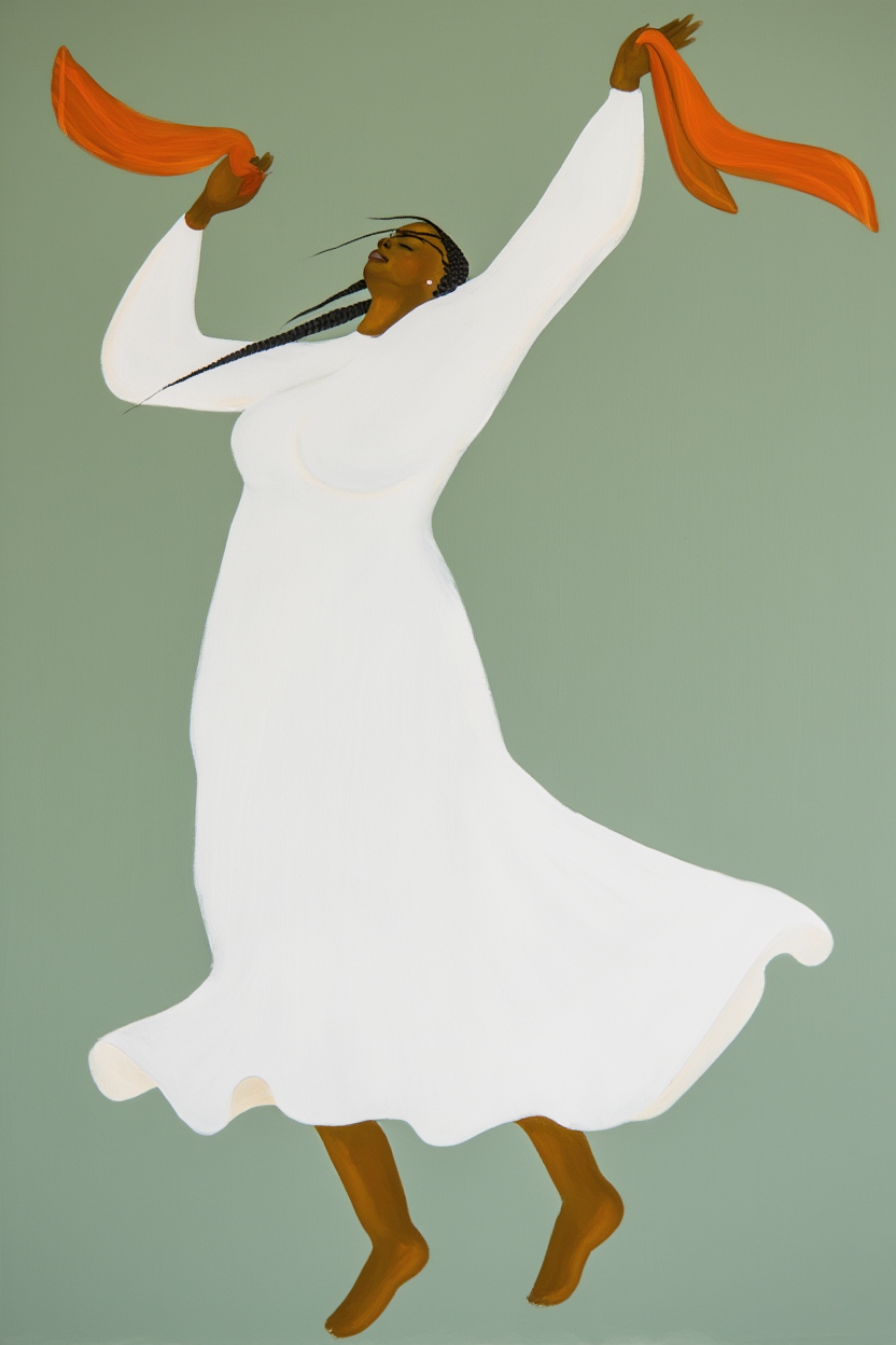 Jumping for Joy – Minimalist Art Print for Contemporary Interiors