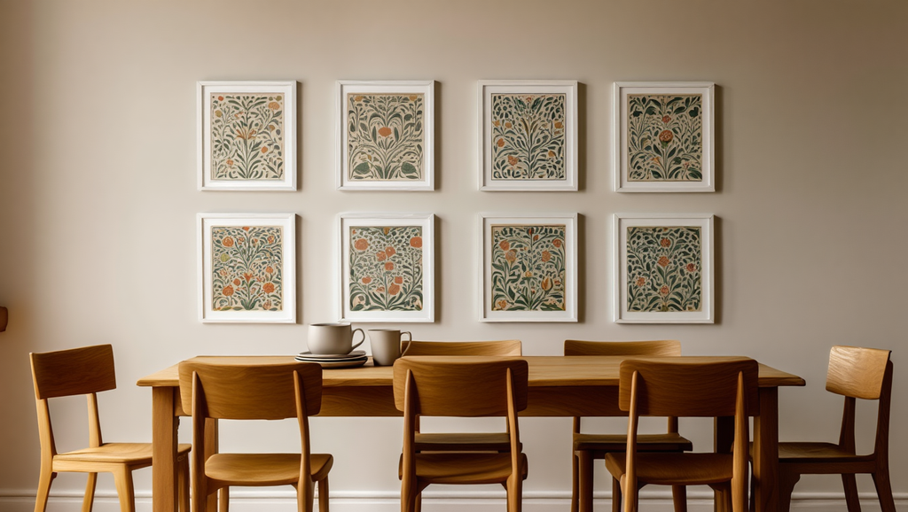 Floral Harmony – William Morris Collection, Set of 5 Prints