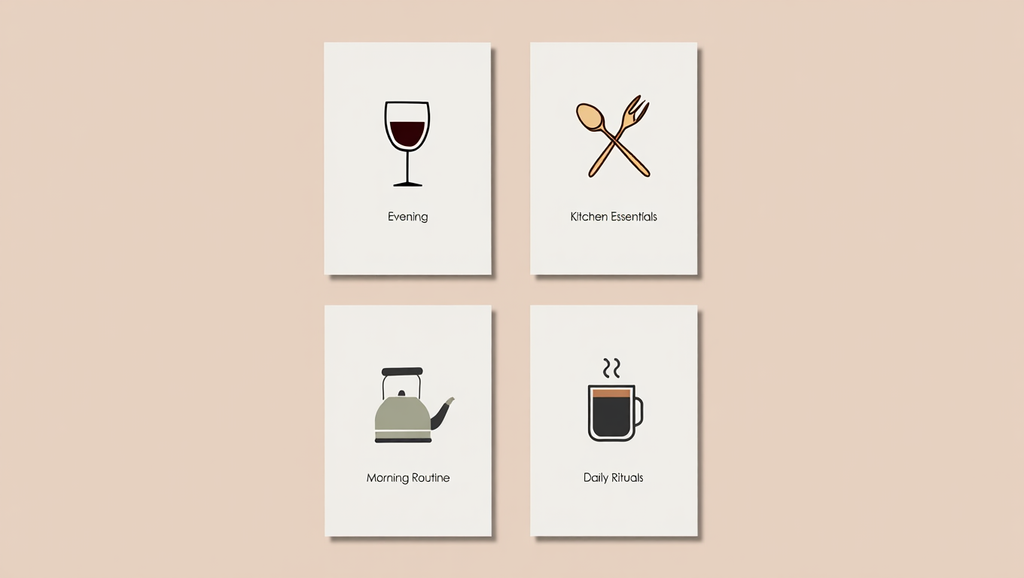 Minimalist Kitchen Dinner Collection – Set of 4