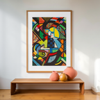 Daughter in a Rocker by Henry Lyman Sayën – Figurative Art Print
