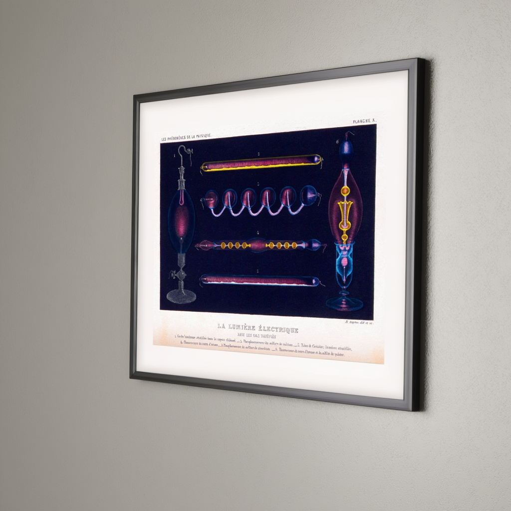 Electrical Light in Rarefied Gas