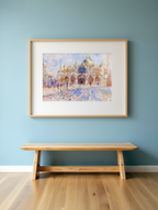 The Piazza San Marco, Venice – Auguste Renoir Poster | Impressionist Cityscape & Travel Art Print