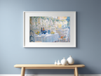 Le Déjeuner by Henri Le Sidanier – Impressionist Art Print - Hakyarts