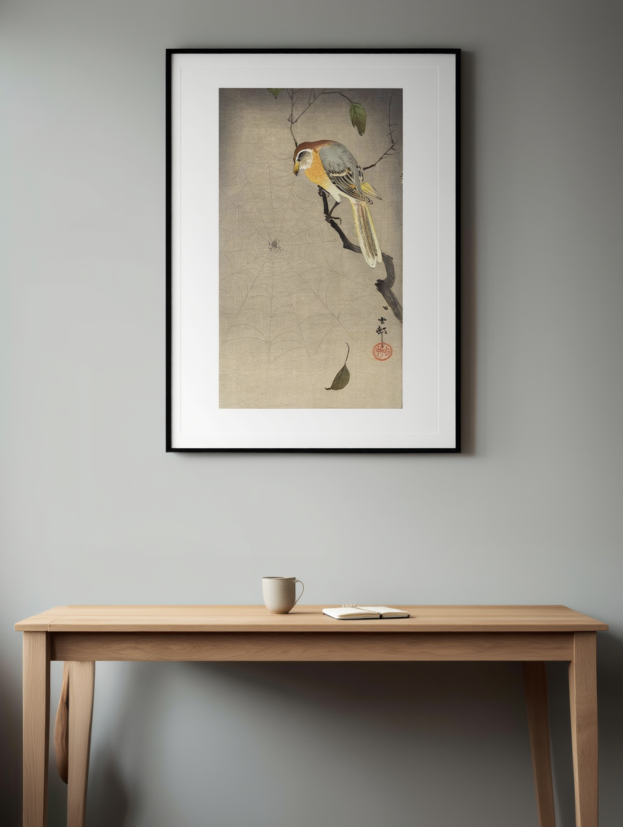 Ohara Koson - The Spiderweb Poster