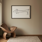 The Cat by Pablo Picasso – Vintage Spanish Modernist Animal Art Print - Hakyarts