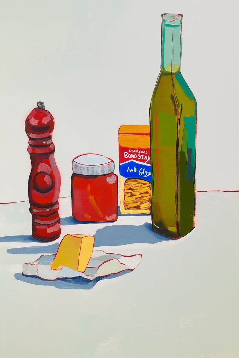 Afternoon Pause – Still Life Illustration of Modern Living