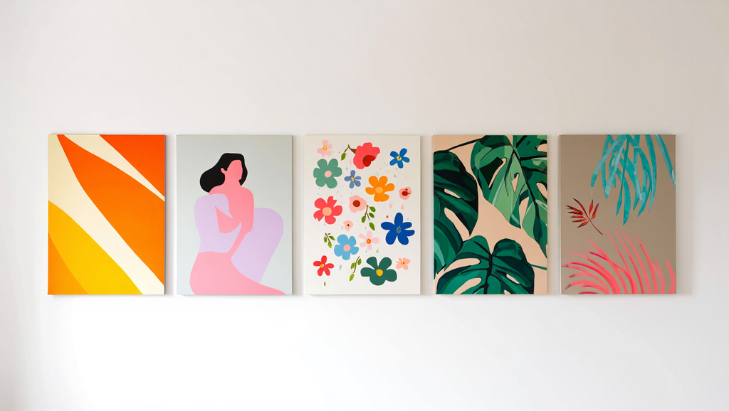 Vibrant Abstract Collection – Set of 5 Colorful Art Prints