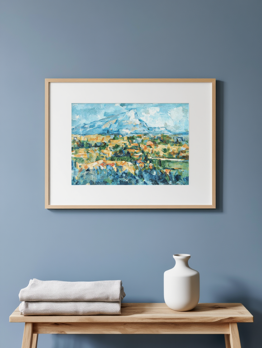 Paul Cézanne -  Montagne Sainte-Victoire