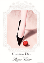 Vintage Christian Dior Poster – Iconic Fashion Illustration - Hakyarts