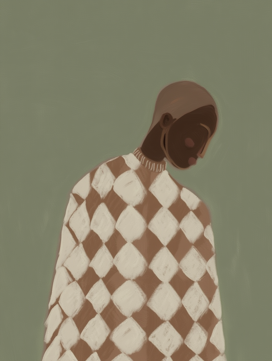 Fluid Motion – Minimalist Figurative Illustration