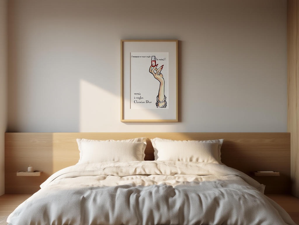Vintage Christian Dior Poster - Vernis à ongles