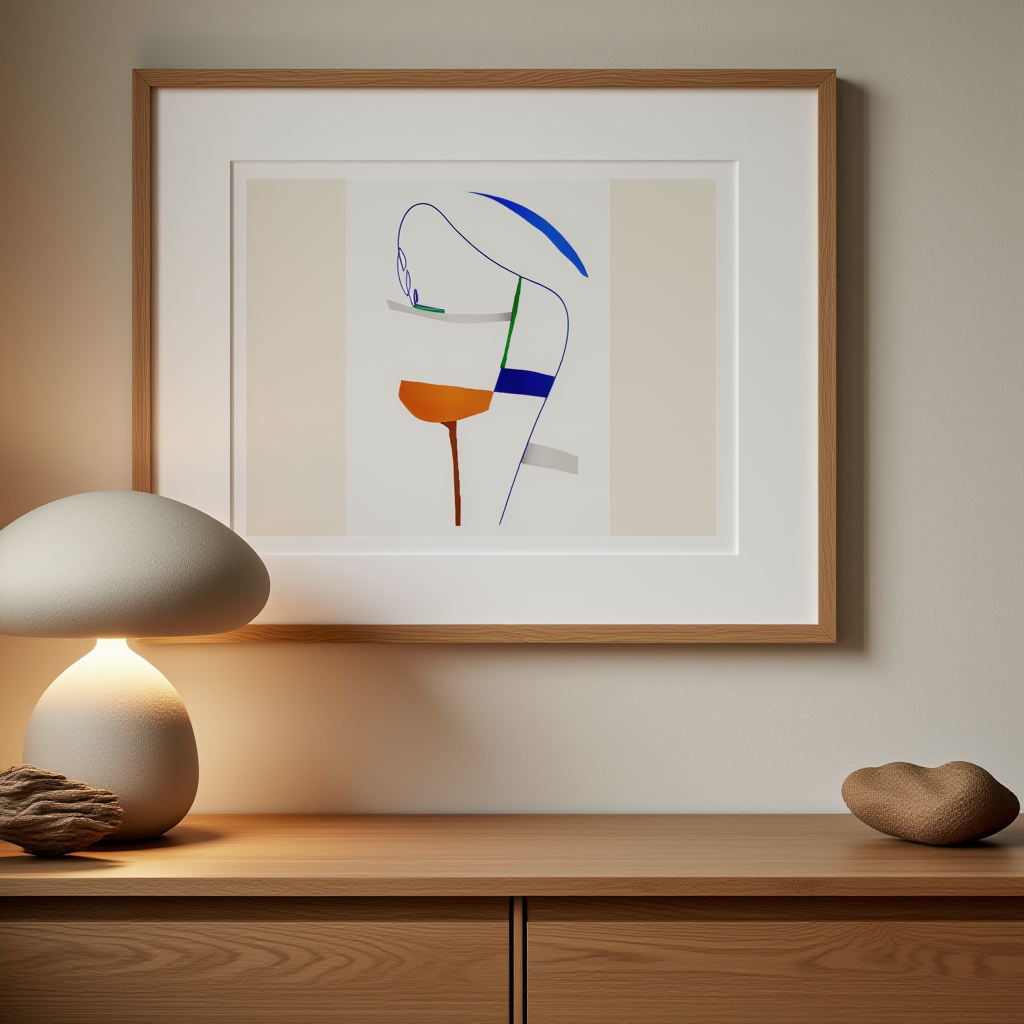 Contemporary Shapes Poster No1