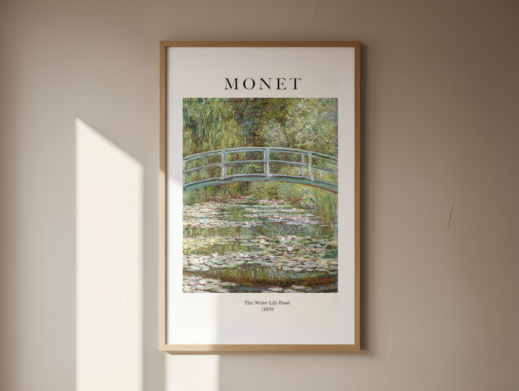 Claude Monet - The Water Lily Pond Poster