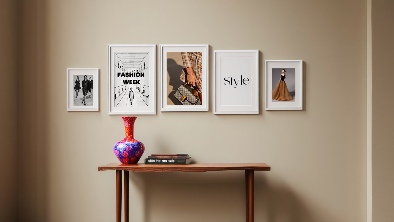 Luxury Fashion Art – 5-Piece Set