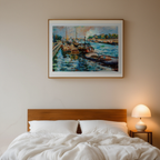 The Seine – Armand Guillaumin Poster | Impressionist River Landscape Art Print