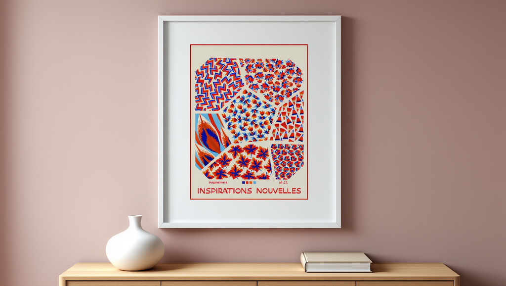 Seven Compositions: Plant Life and Geometric – André Durenceau (1928) | Botanical & Geometric Art Print