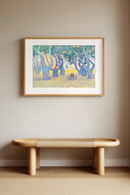 Place des Lices ‘St. Tropez’ – Paul Signac Poster | Neo‑Impressionist Town Square Art Print