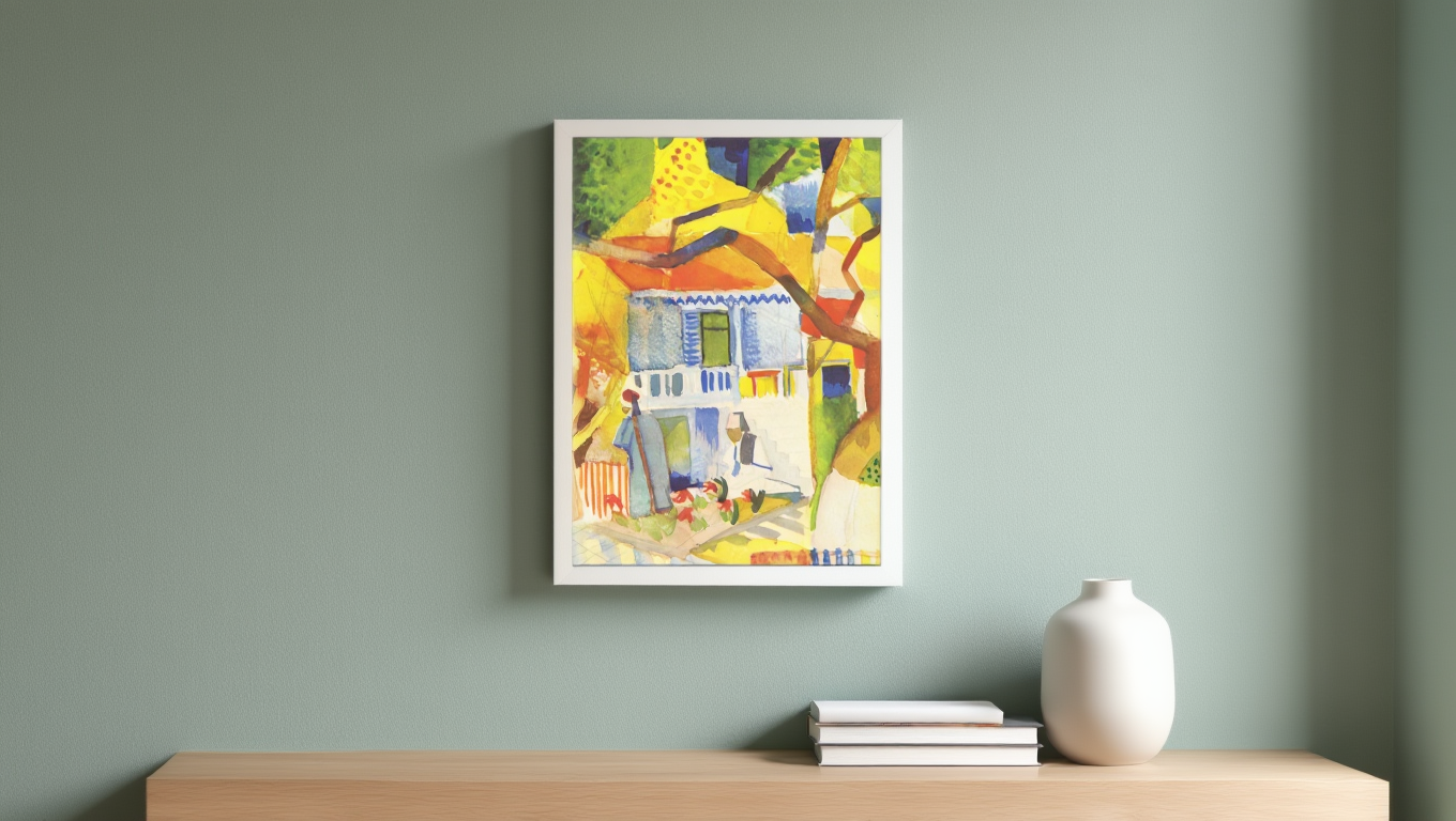 August Macke - St Germain in Tunis