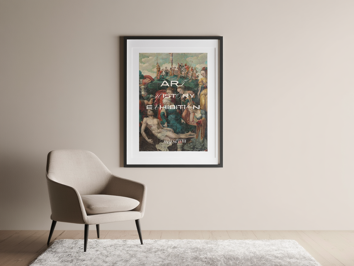 Vintage Art History Exhibition Poster – Classic Museum Print