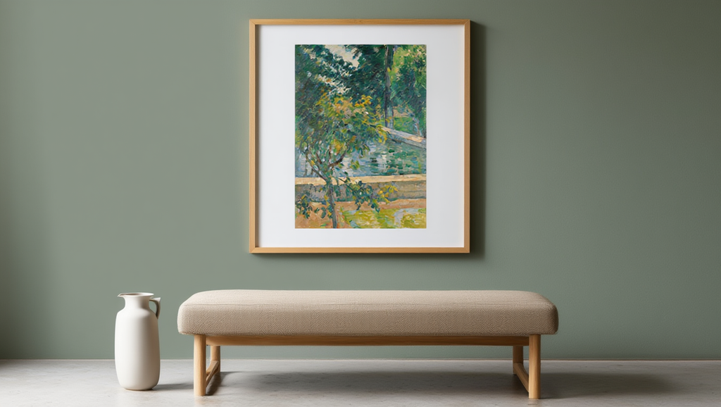 Paul Cézanne - Le bassin du Jas de Bouffan