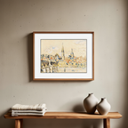 La Charité-sur-Loire – Paul Signac Poster | Neo‑Impressionist Riverside Art Print