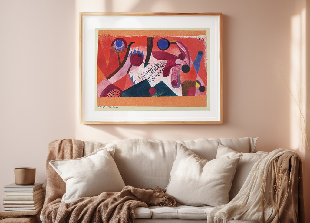 Giftbeeren (Poisonous Berries) – Paul Klee (1920) | Abstract Botanical Art Print