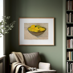 Lemons in a Bowl by Helene Schjerfbeck – Still Life Art Print - Hakyarts