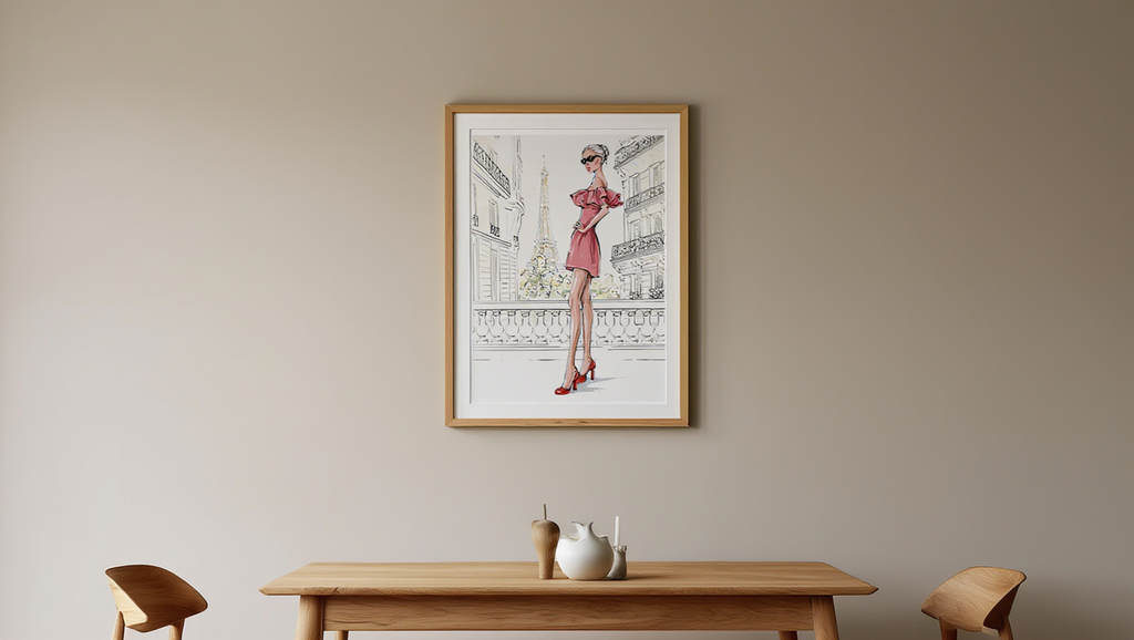 Glamour in Paris Poster