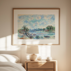 Landscape at Pont-Aven – Auguste Renoir Poster | Impressionist Coastal & Countryside Art Print