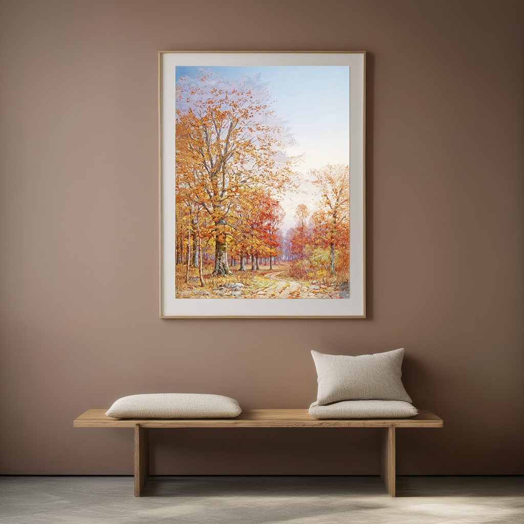 Woods Interior – John Elwood Bundy Art Print | American Landscape Poster