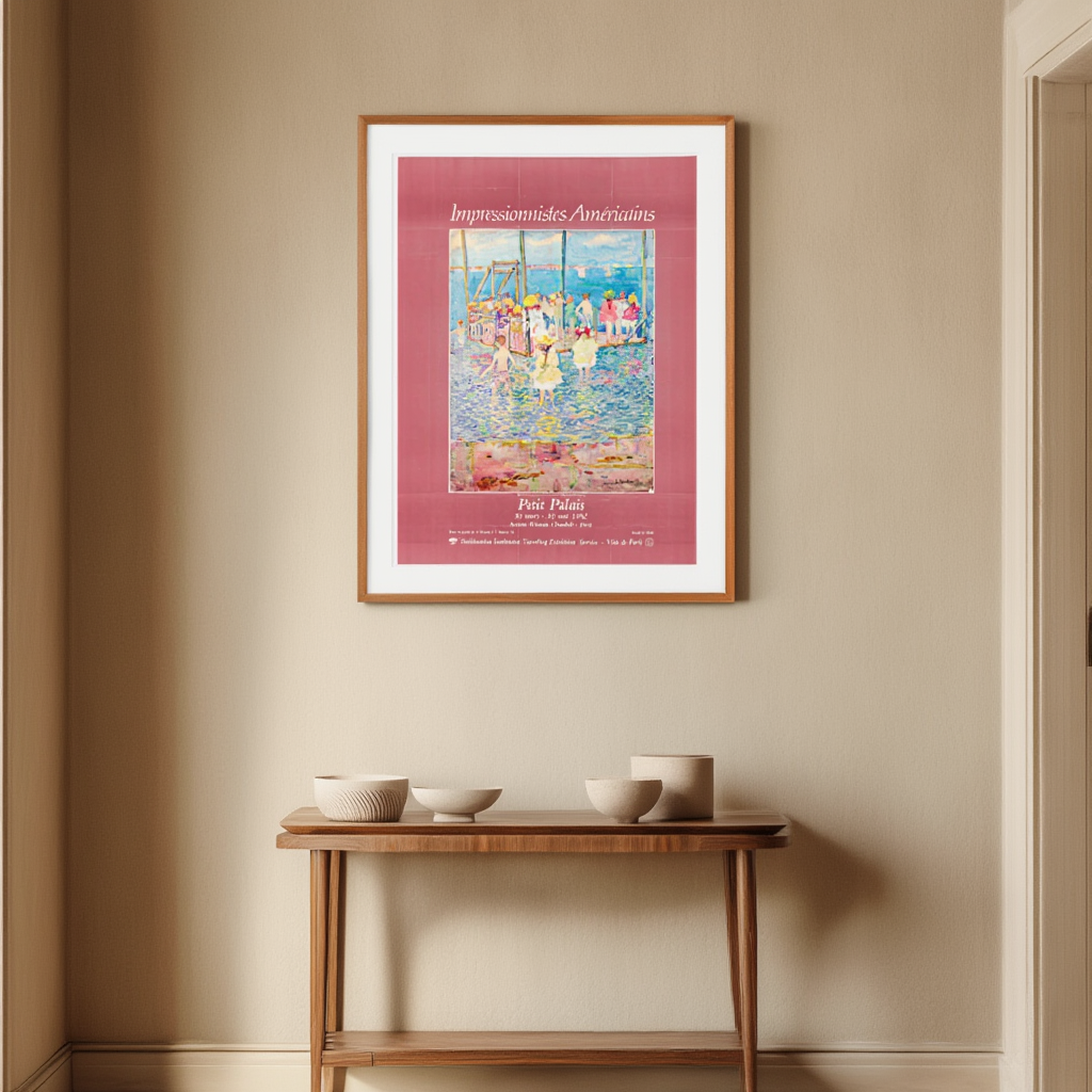 Art Exhibition Poster "Impressionnistes Américains" - Hakyarts