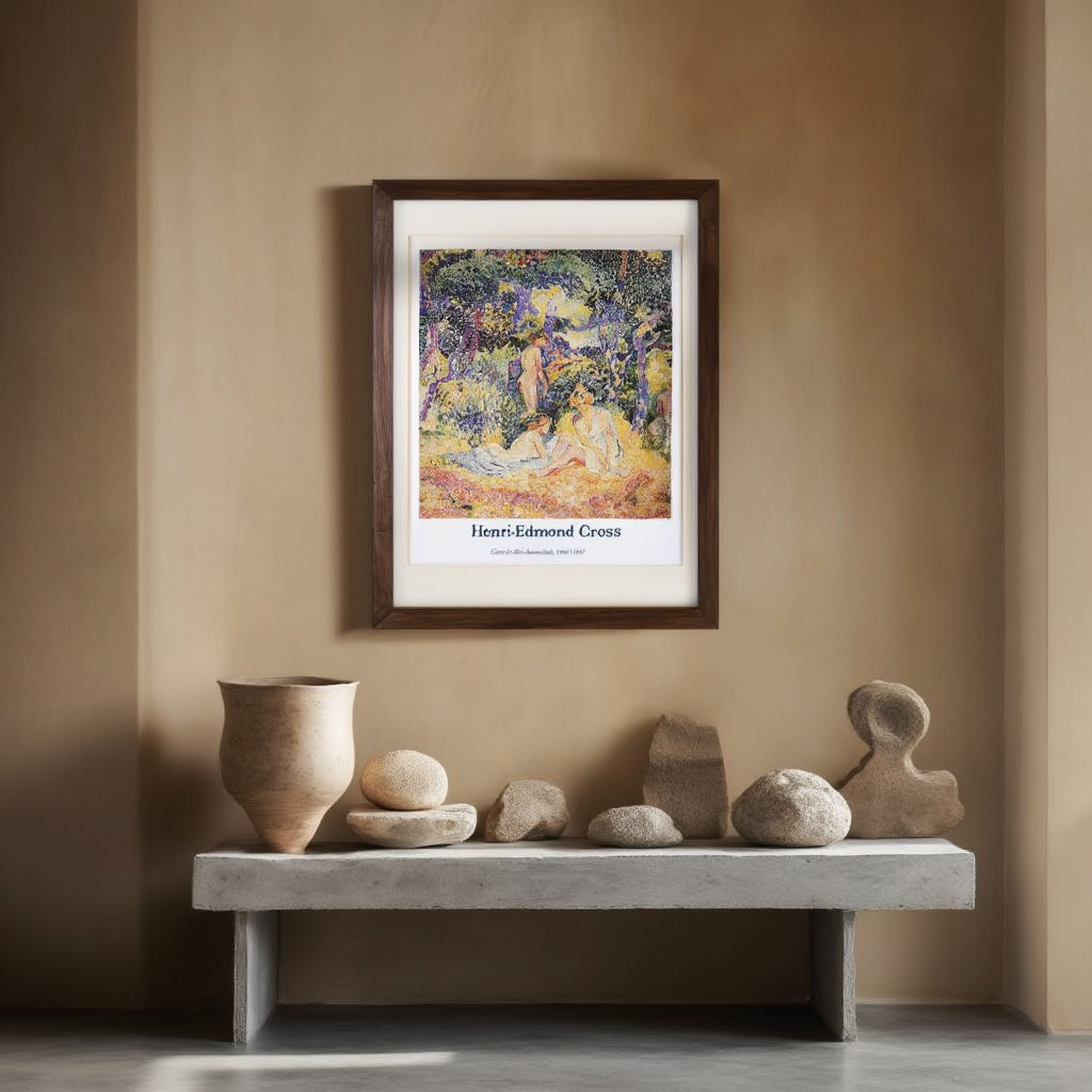 Henri-Edmond Cross - Cross-Le-Bois Annonciade-plakat